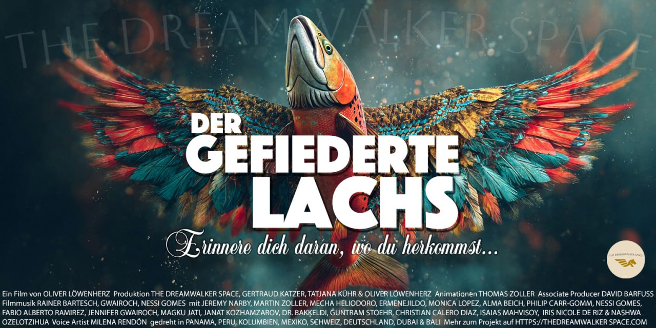 Der gefiederte Lachs Banner